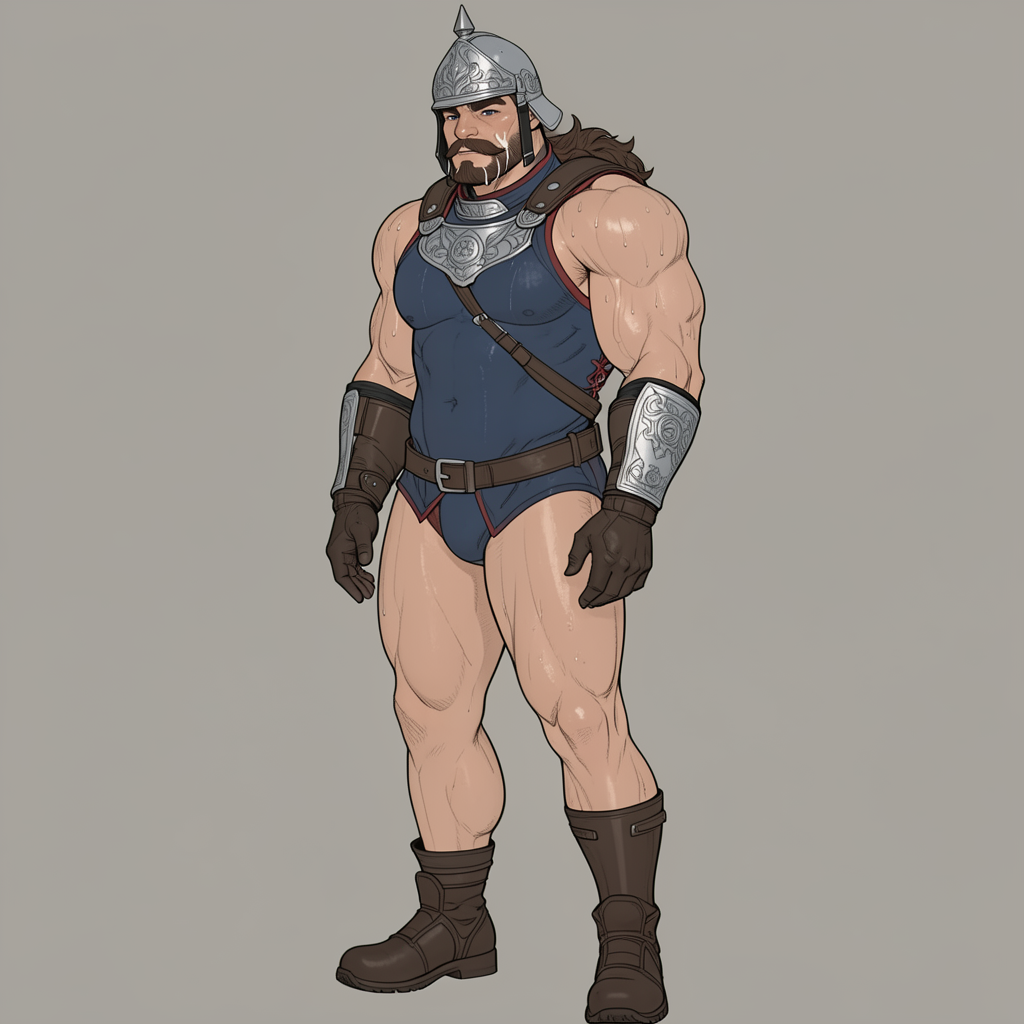 full body character, standing pose, three-quarter view, relaxed stance, mini underwear, maintain original
body shape ultra detailed, high quality, crisp lines, 4k, detailed textures, unicolor background, don't change art style