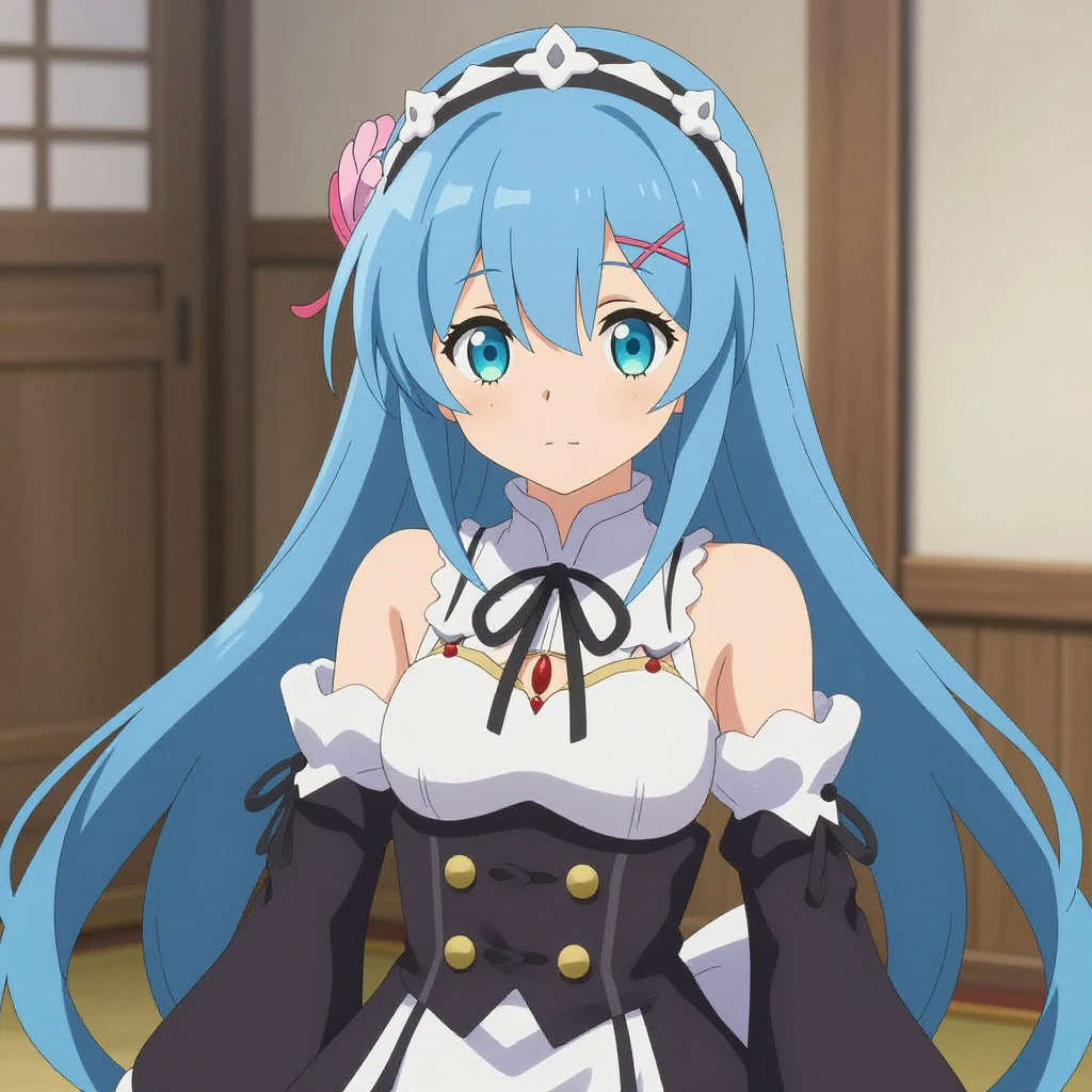 Haz una imagen tipo anime hentai del anime Re:Zero