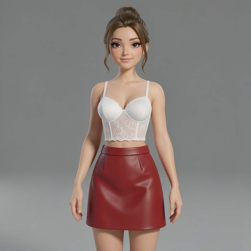 make her photorealistic and full figure